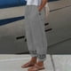 thumbnail image 1 of WILLBEST Pantalones Casuales Elegantes Para Mujer Con Bolsillos Para Mayor Comodidad y Facilidad. Diseño de Ajuste Holgado. Cintura Elástica. Pantalones Largos Versátiles Para Uso Diario., 1 of 5