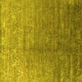 thumbnail image 1 of Ahgly Company Indoor Square Oriental Yellow Industrial Area Rugs, 4' Square, 1 of 4