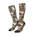 thumbnail image 2 of Balery Rabbits On Floral Fun Novelty Socks Men'S Women'S Crew Socks Funny Crazy Novelty Socks Quirky And Cool Socks, 2 of 9