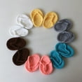 thumbnail image 2 of Otqutp Baby Girls Boys Handmade Crochet Flip Flops Sandals Toddler Girls Soft Flat Indoor Wide Shoes Lightweight Knit Soft Shoes, 2 of 7