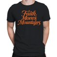 thumbnail image 2 of Faith Moves Mountains Men's Black T-shirt, 2 of 3