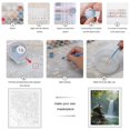 thumbnail image 3 of Paint by Numbers Kit for Adults, Panda Relaxing Waterfall Butterflies Paint by Numbers, Easy Paint by Numbers Kit for Adults Beginner, DIY Adult Paint by Number Kits on Canvas, Home Decor, 3 of 7