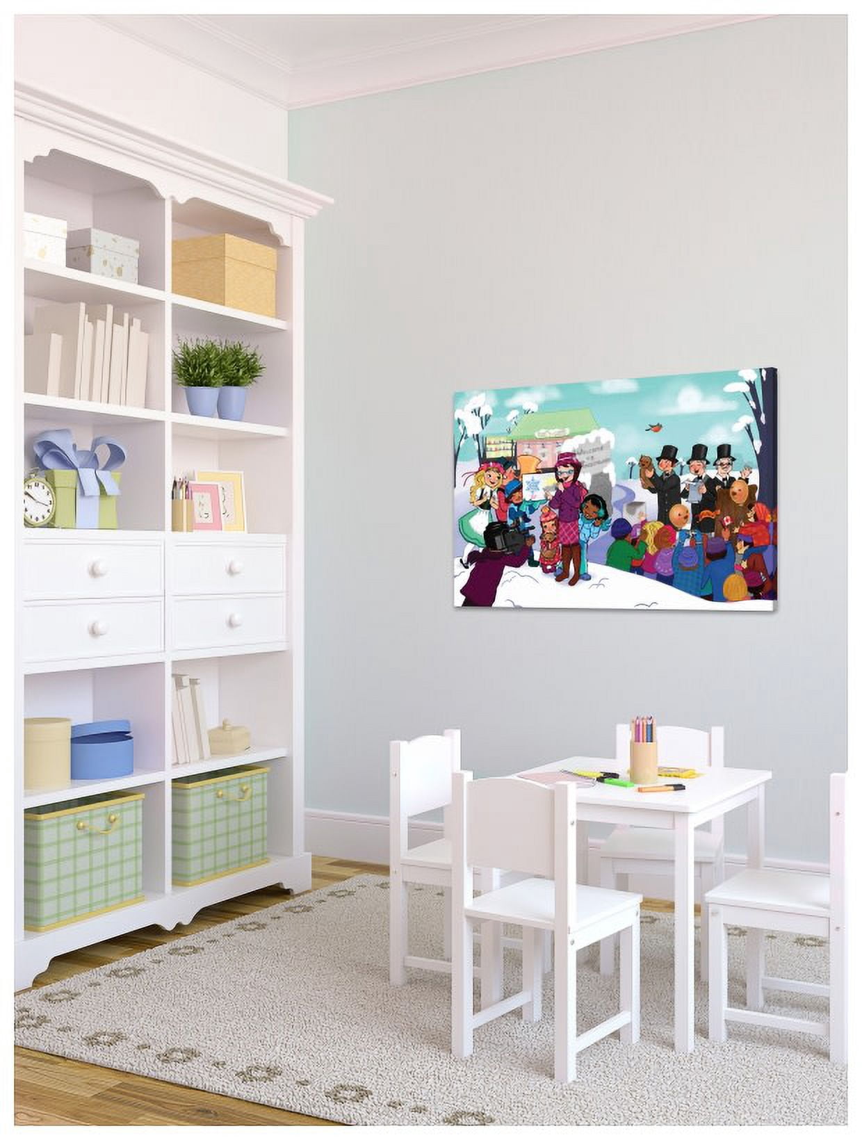Marmont Hill "Welcome To" by Curtis Painting Print on Canvas