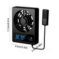thumbnail image 5 of SharkTRUE Smart Cooling Fan For Reptile Tank With LED Display Ventilation Fan For Reptile Terra Dehumidifier For Rainforest Enclosure, 5 of 9
