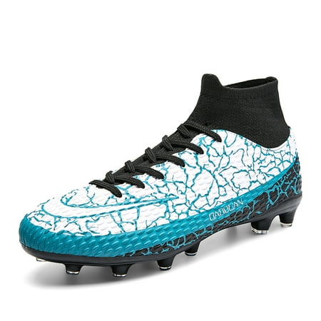

Men s Soccer Shoes Football Boots Cleats High-Top Spikes Soccer Shoes Boys Outdoor Indoor Athletic Training Sneakers
