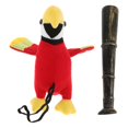 thumbnail image 2 of 1 Set Stuffed Parrot Shoulder Toy Plush Parrot for Kids Pirate Costume Accessory Halloween Decor with Toy Telescope, 2 of 5