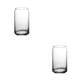 thumbnail image 2 of Advancent Herramienta para beber, vasos de vidrio en forma de lata de gran capacidad, resistente al frío, taza de café, restaurante, 400ml 2piezas, 2 of 6