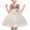 White, variant on ATOGUTA Girls Semi formal Dress Tulle Princess Pageant Dress for Wedding Kids Gowns with Bow-knot Blue, Size 3T-10
