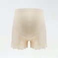 thumbnail image 5 of POIUYTR Maternity Ultrasoft Stretchy Slip Shorts for Under Dresses Pregnancy Lace Smooth Anti-chafing Boyshorts Seamless Underwear Safety Shorts, 5 of 5