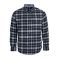 thumbnail image 7 of Chaps Men's and Big Men's Comfort Stretch Flannel Shirt, Sizes S-2XL, 7 of 7