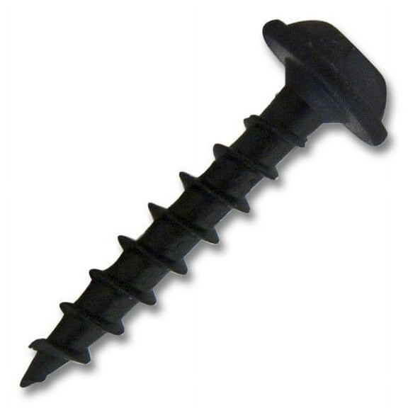 #8 x 1 in. Black #2 Square Round Washer Head Coarse Thread Self-Tapping 1000 Per Box
