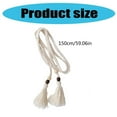 thumbnail image 5 of Adjustable Crochet Waist Rope Bohemian Rope Belt for Casual and Beach Outfit, 5 of 7