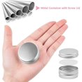 thumbnail image 3 of 8pcs (60ml)aluminum Tin Jars Cans Small Round Pot,aluminum Balm Tins For Pill Storage,small Metal Tin Empty Container,jar Containers With Screw, 3 of 5