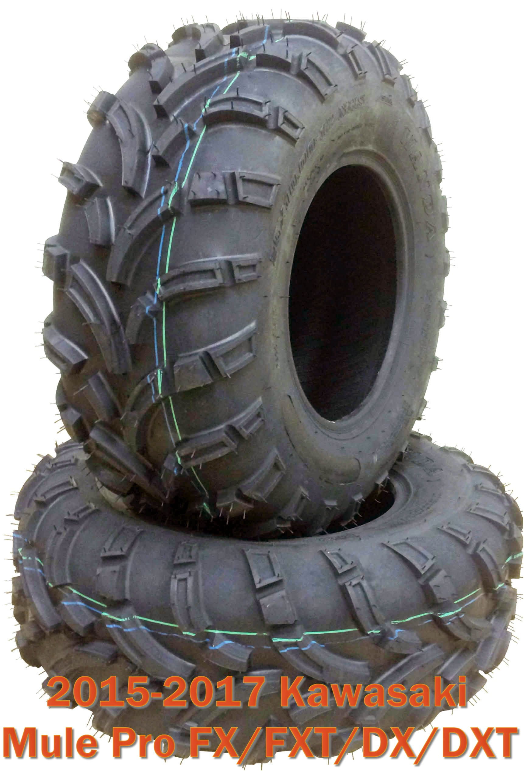 Set 2 front ATV Tires 26x912 for 1517 Kawasaki Mule Pro FX/FXT/DX/DXT