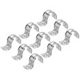 thumbnail image 1 of Unique Bargains Lot de 25 Sangles Rigides de 1 Pouce pour Tuyau, Sangles à un Trou, Collier de Serrage en Acier Inoxydable, 1 of 5