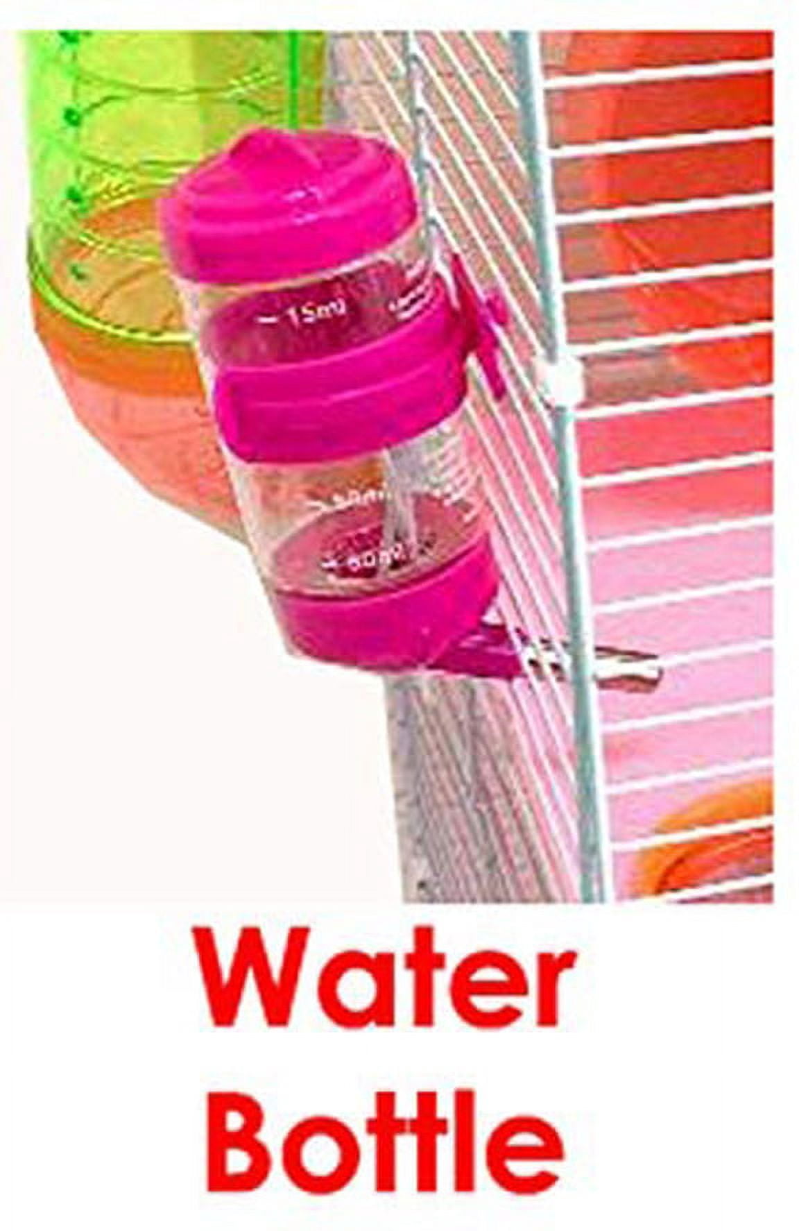 Pink Large 3-Story Hamster Habitat House Critters Expandable and Customizable Cage Gerbil Mouse Mice Complete Set of Accessories Crossover Tube Tunnel