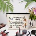 thumbnail image 3 of Bolsa de cosméticos ZHANTUONE Wonderland Vintage Canvas para mujer, 3 of 5