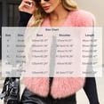 thumbnail image 2 of cocolona Fuzzy Vest for Women Sleeveless Open Front Cropped Winter Warm Coat for Party Evening, 2 of 5