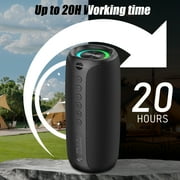 Portable Bluetooth Speaker, Bicycles Speaker, 20W Powerful Sound and Deep Bass, 12H Playtime, Multiple Speaker Pairing for Home, Party and Travel, ZEALOT MP2