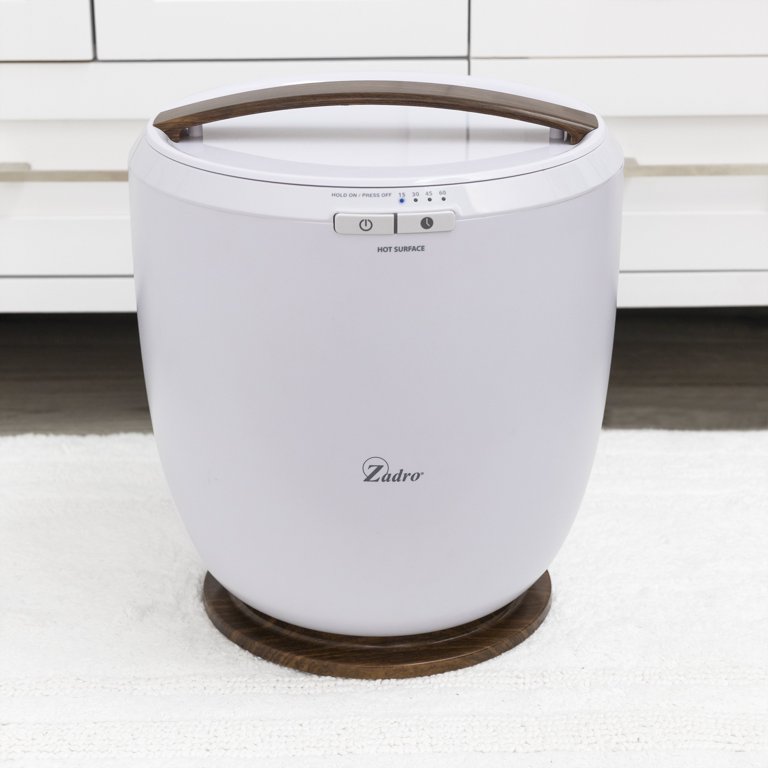 Zadro Countertop Bucket Towel Warmer Auto Shut Off 4 Timer Setting, Warm  40x70in Oversized Towel Bathrobe Blanket PJs (White/Oak Countertop) -  Walmart.com