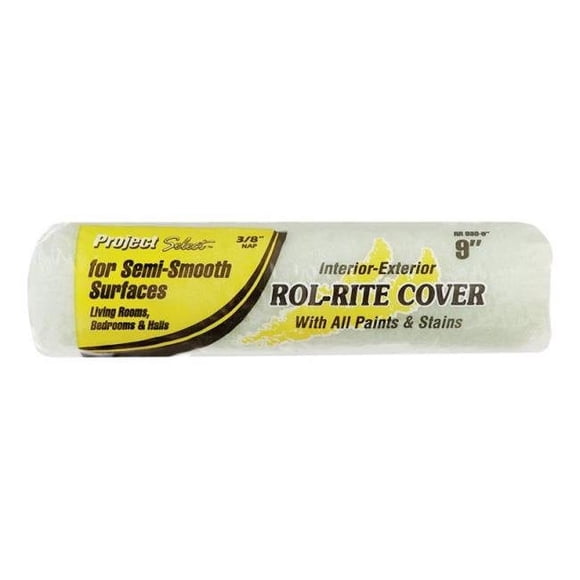 Rol-Rite RC11430900 Project Select Rol-Rite Paint Roller Cover 9 in. 0.38 in. Nap - pack of 12
