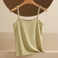 thumbnail image 2 of Women's Plus Slim Fit Scoop Neck Camisole Tank Tops Adjustable Spaghetti Strap Solid Sleeveless Shirts, Basic Casual Summer Everyday Wear Layering Undershirt 2026, 2 of 9