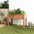 thumbnail image 4 of Jopath Brown Raised Garden Bed with Legs, Elevated Wooden Planter Box for Outdoor Plants Flowers Fruits Vegetable Herb Growing(40"x20"x31"), 4 of 9
