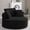53" Corduroy Black, variant on Vanress Oversized Round Chaise Longue Chair Indoor, Modern 55-inch Upholstered Corduroy Deep Seat Circle Single Cloud Lounge Floor Sofa Chair for Living Room, Bedroom Apartment, Grey