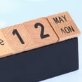 thumbnail image 6 of Desktop Calendar Desk Calendar Cube Calendar Creative Calendar Desk Ornament Block Calendar Desk Wood Calendar, 6 of 6