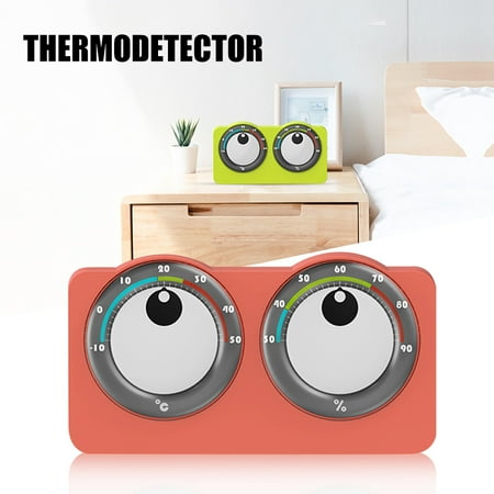 

Cute Digital Thermometer Hygrometer Monitor Indoor Small Room Thermometer Gauge for Home Room New