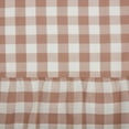 thumbnail image 2 of VHC Brands Annie Portabella Buffalo Check Ruffled Farmhouse Shower Curtain 72x72, 2 of 5