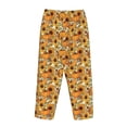 thumbnail image 5 of Daiia Pumpkins And Sunflowers A Women's Sleep Pant with Pockets and Drawstring,Pajama Pants-Medium, 5 of 9