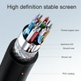 thumbnail image 4 of 4K HDMI Cable 10ft 18Gbps High Speed 2.0b Nylon Braided UHD ARC Audio Return 4K 2K 1080p HDR 48-Bit Compatible TV Monitor Laptop Gaming Streaming Durable Metal Shielding, 4 of 5