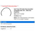 thumbnail image 2 of Auto Trans Oil Cooler Hose Assembly - Compatible with 1997 - 2002 Ford Expedition 1998 1999 2000 2001, 2 of 2