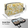 thumbnail image 3 of Uemuo Cute Sunflower Pattern Portable Toiletry Bags with Handle, Waterproof travel Make up Bags for Women, Large Capacity Travel Cosmetic Bags, 3 of 9