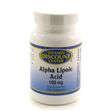 Acide alpha-lipoïque 100mg par Vitamin Discount Center - 120 Capsules