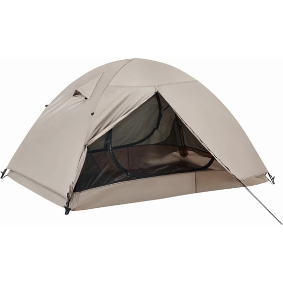 Double Layer Waterproof 2-Person Dome Tent – 4-Season Weather-Resistant Camping Tent for Rain and Wind Protection – Ultralight & Easy Setup Outdoor Gear