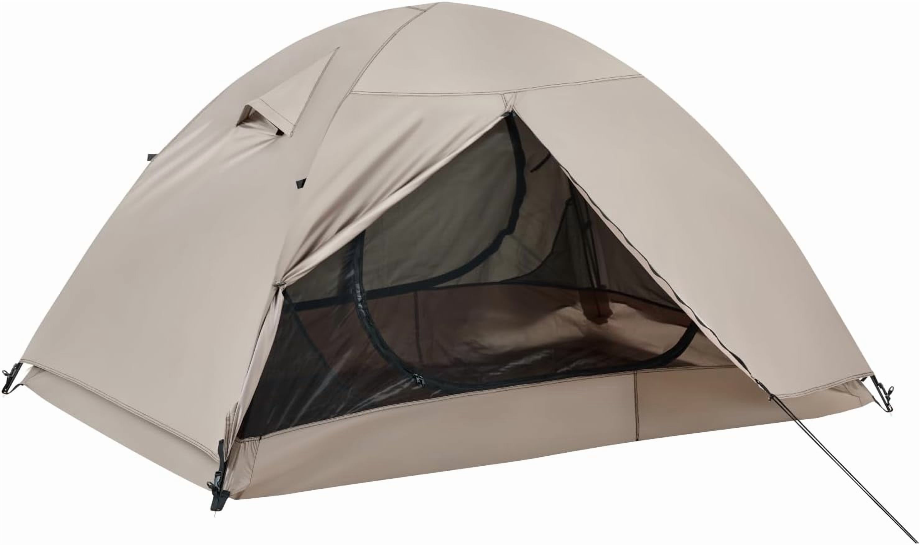 Double Layer Waterproof 2-Person Dome Tent - 4-Season Weather-Resistant Camping Tent for Rain and Wind Protection - Ultralight & Easy Setup Outdoor Gear