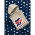 thumbnail image 3 of 4Th Of July Sign Hoodie Men -Image by Shutterstock, Male 3X-Large, 3 of 4