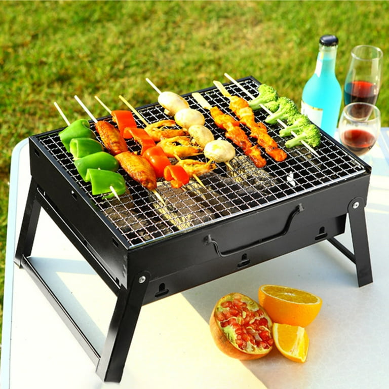 kiskick Barbecue Grill with Airway Vent - Heat-Resistant Iron - Detachable  Camp Stove for Outdoor - Portable BBQ Charcoal Grill