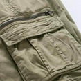 thumbnail image 5 of Mens Shorts Casual Cargo Stretch Waist Summer Beach Work Nine Short Pants for Men Multi-color, 5 of 5