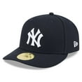 thumbnail image 3 of Men's New Era Navy New York Yankees Baseball Hall of Fame 59FIFTY Low Profile Fitted Hat, 3 of 5