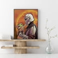 thumbnail image 4 of Cuadros Decorativos 5D DIY Diamond Painting Kits Taladro redondo completo Alien Holding Yoda Mosaico Imagen Likrtyny embutido en tela, 4 of 9