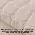 thumbnail image 4 of REK Soft Flannel Sofa Cover With Lace Trim Stretchable Couch Protector For Living Room Furniture Comfortable And Durable, 4 of 6