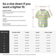 thumbnail image 5 of Sikiie Rainbow Rabbit Men's Wrinkle Free Untucked Cuban Shirt Business Casual Button Down Shirts Short Sleeve ShirtLarge, 5 of 5