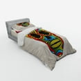thumbnail image 3 of Ambesonne Sugar Skull Bedding Set 4 Pcs, Latin Macabre Myth, Queen, Multicolor, 3 of 3