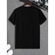 thumbnail image 3 of BLACK Print, Men's Graphic Design Crew Neck Novel T-shirt, Casual Comfy Tees Tshirts For Summer, Men's Clothing Tops For Daily Vacation Resorts Tee For Adult, Men, Women, Teen, Teenager, Adolescent,, 3 of 6