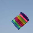 thumbnail image 4 of tredstone Large Rainbow Kite and 9.84ft Flying Line for Outdoor Games Activities D, 4 of 8