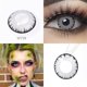thumbnail image 1 of Lentes de contacto de Color para Halloween, lentillas de Cosplay de Anime, rojo, amarillo y gris, lentillas de colores para ojos anuales, 1 par, 1 of 4