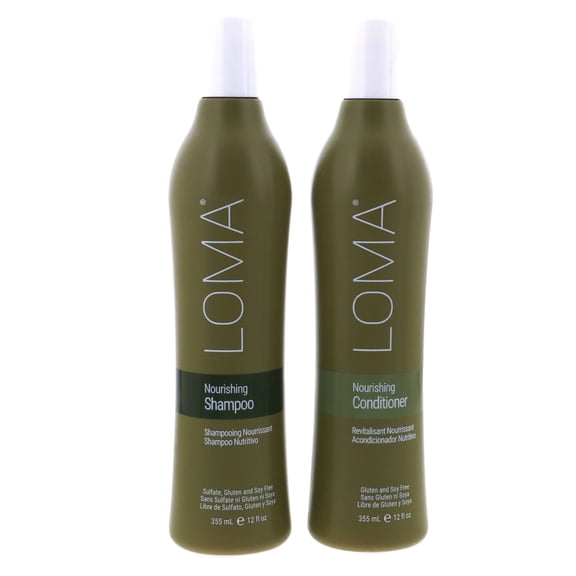 LOMA Nourishing Shampoo, 12 oz-LOMA Nourishing Conditioner, 12 oz